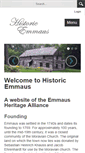 Mobile Screenshot of historicemmaus.org