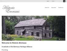 Tablet Screenshot of historicemmaus.org
